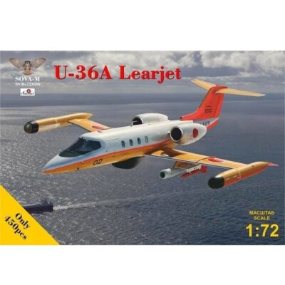 SOVA-M SVM 72006 Plastic model aircraft kit Scale 1:72 U36A Learjet modeling kit