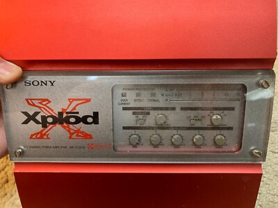 SONY XPLOD XM-752EQX Car Audio 400W Amp Amplifier OLD SCHOOL MADE