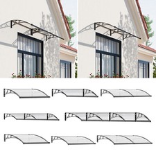 Outdoor Window Door Canopy Awning Porch UV Cover Shades Panel Board Plate