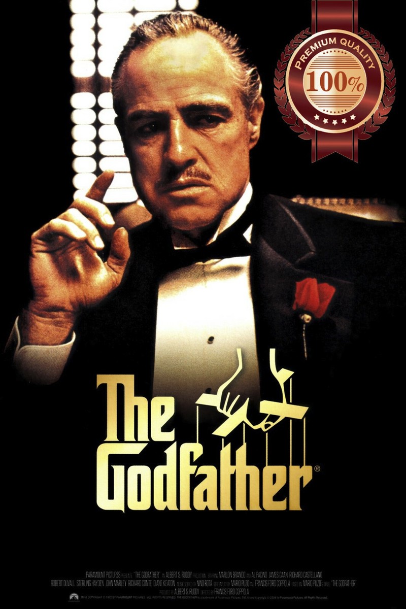 映画 ゴッドファーザー ポスター The Godfather 1972 THE GODFATHER 1972 70s ORIGINAL OFFICIAL CINEMA MOVIE PRINT