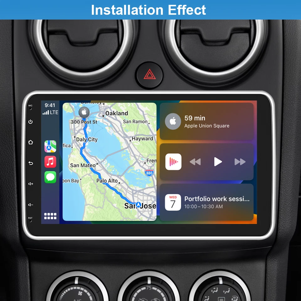 Android 13 Car Stereo Radio GPS CarPlay FM For Nissan NV1500 2500 3500 2012-2017 - Image 2 of 4