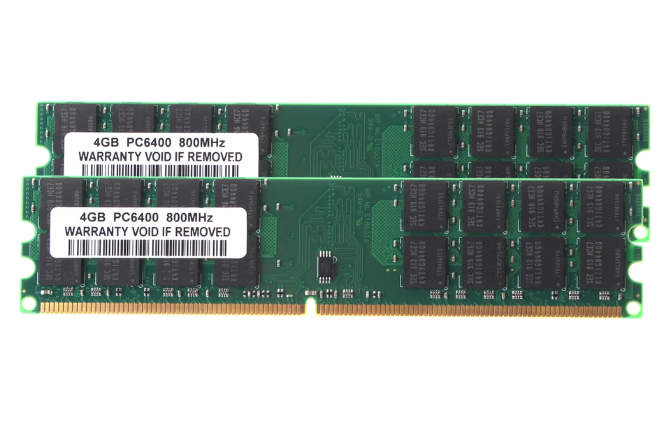4 Stück 4 GB 2Rx4 PC2-6400 Desktop DDR2 800 MHz Nur für AMD DIMM Speicher RAM - Bild 2 von 4