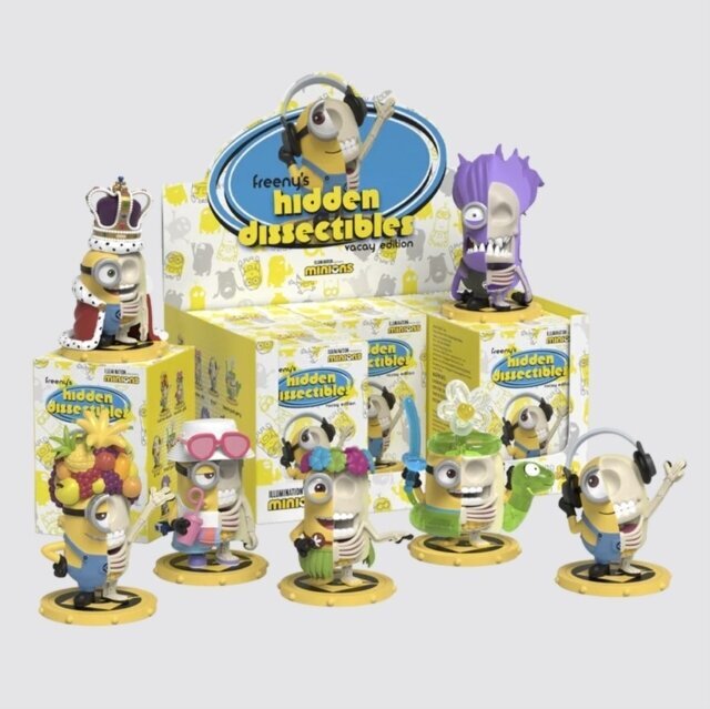 Minions - Freenys Hidden Dissectibles Minions (Series 1) - Vacay Edition (Box Of