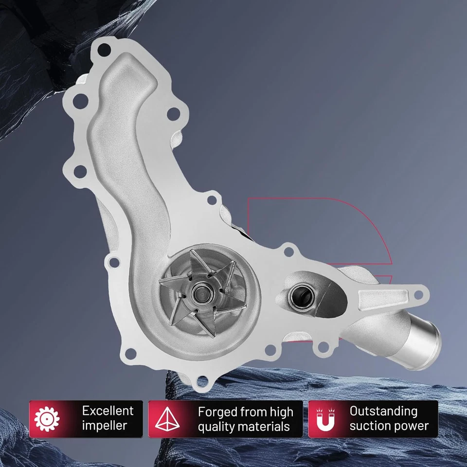 Bomba de agua con junta 44039 para Jeep Grand Cherokee Dodge Durango 16-22 3,6 L V6 Foto 4 de 4