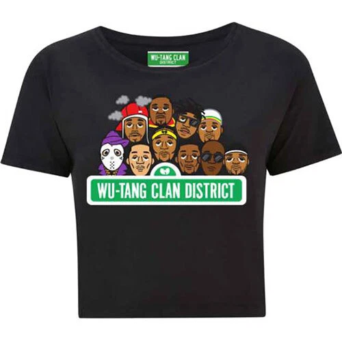Wu Tang Clan Ladies Crop Top Sesame Street Ex Tour eBay