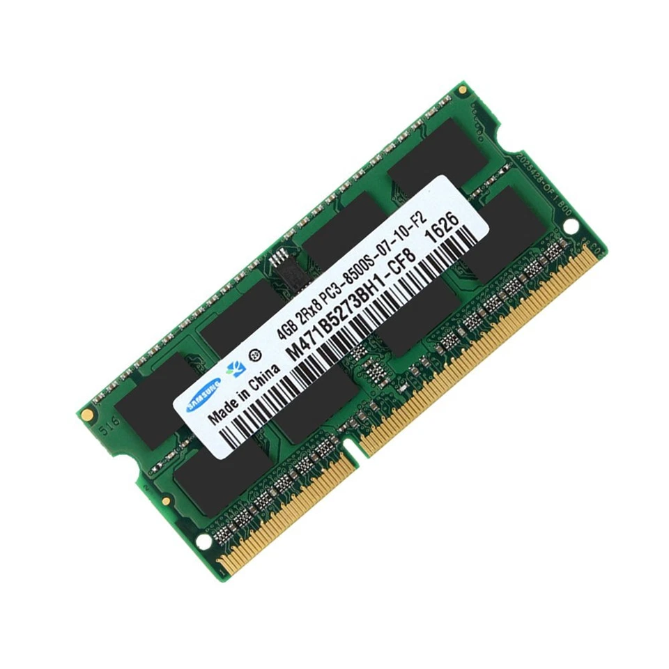 For Samsung 4GB PC3-8500S DDR3 1066MHz M471B5273BH1-CF8 SO-DIMM Laptop Memory - Image 2 of 4