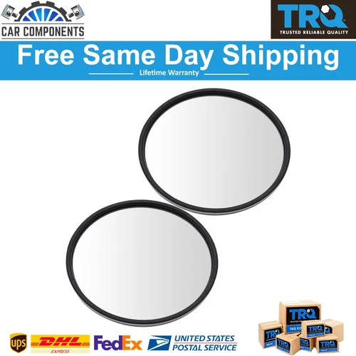 TRQ Driver & Passenger Side Mirror Set For 1960-2019 Chevy T7500 GMC T7500