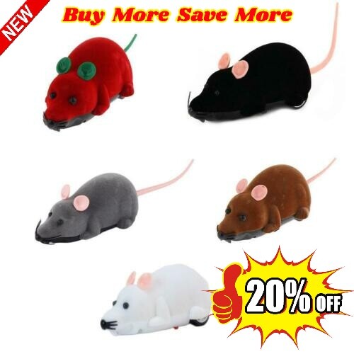 Funny Remote Control RC-Rat Mouse MICE Wireless For Cat Toys Pet Dog♤ - Picture 1 of 15