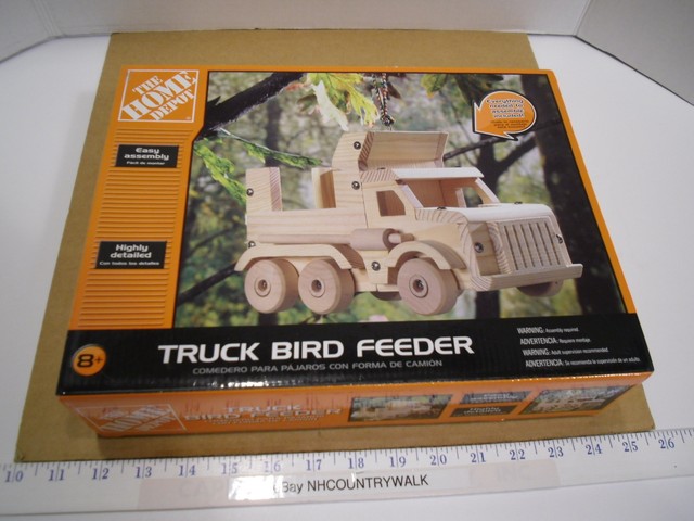 2010 The Home Depot Wooden Truck Bird Feeder Kit By Toys R Us