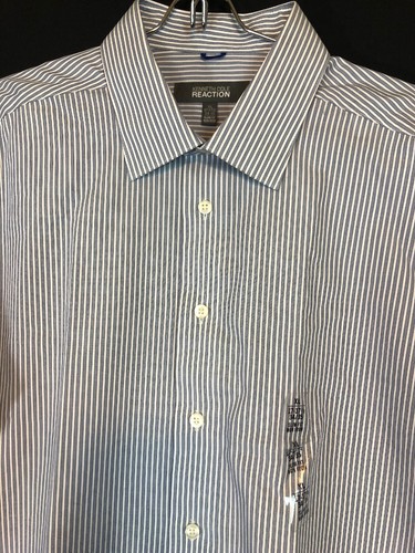 Kenneth Cole Men's Shirt Size XL Striped Casual Formal Button Down Long Sleeves - Picture 6 of 10