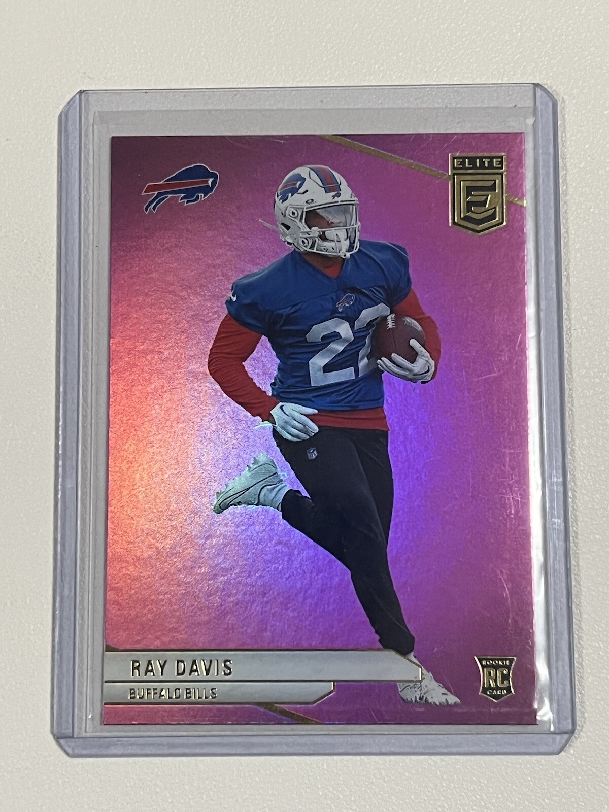 2024 Donruss Elite #154 Ray Davis RC BILLS Rookie Pink Parallel