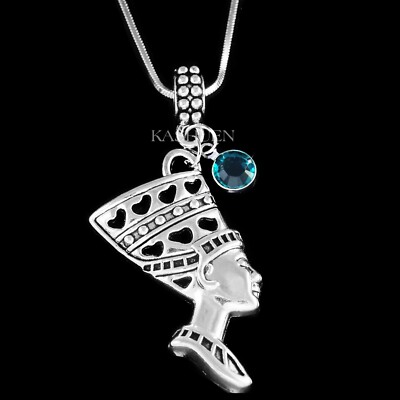 Néfertiti Collier Égypte Pharaon Femme Égyptien Reine Bijoux - Main Image