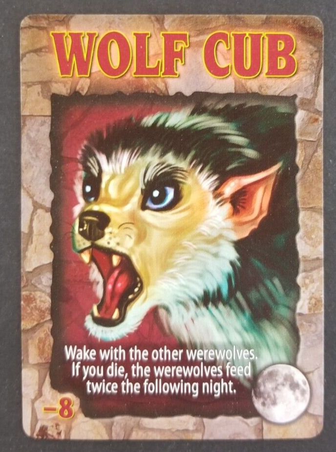 ultimate werewolf card sleeves Wolf Cub 2010 Ultimate Werewolf Card (NM)