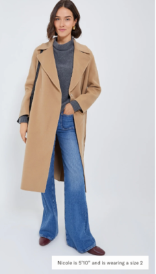Weekend MAX MARA Manu Virgin Wool Coat NWT Camel Brown size 38 US