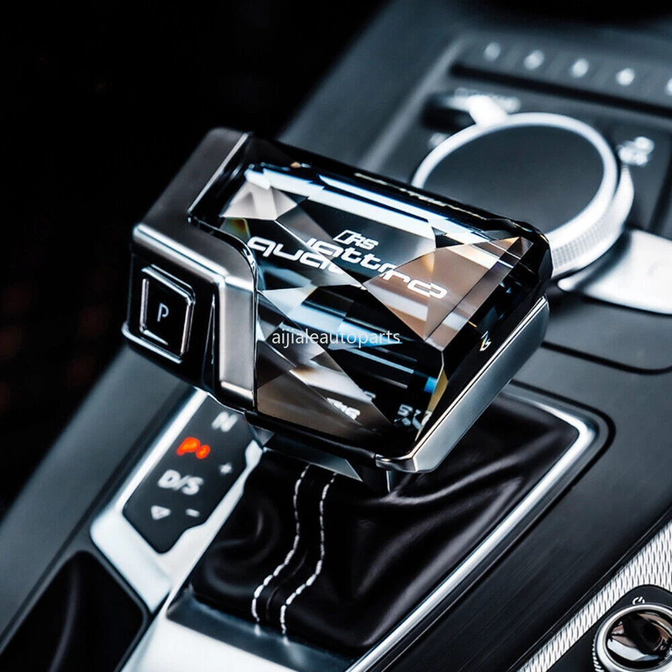 Crystal Gear Shift Knob For Audi Q5 2018-2023 SQ5 2021-2023 Q7 2016-2019 Foto 3 de 4