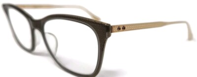 NOS Dita Ashlar DTX505-50-02A Eyeglass Frame - CrystalGray/White Gold/Clear Lens