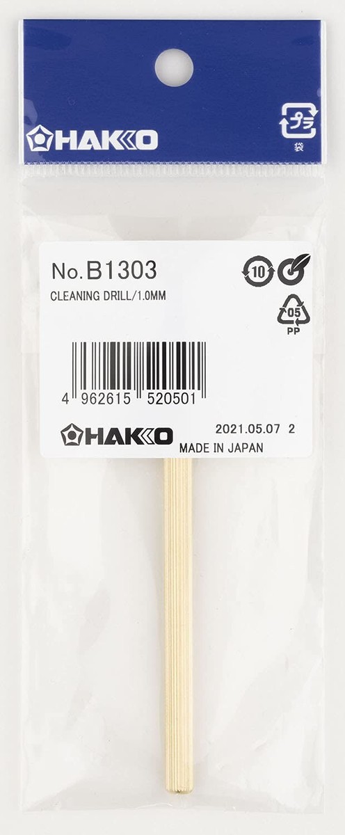 HAKKO B1303 Cleaning Drill 1.0mm Holder for FR-4003/4101/4102/4001
