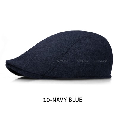 Wool Herringbone Newsboy Gatsby Cap Ivy Hat Golf Mens Flat Cabbie Stripe