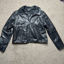 Women’s 4xl Envy Knoles & Carter Lamb Skin Thermal Insulated Leather Jacket