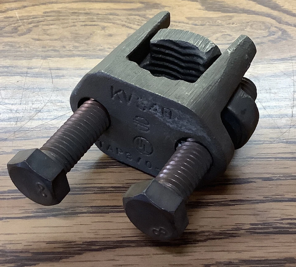 Burndy KVS40 Mechanical Cable Tap Connector 3/0-800 RUN 400-800 - Image 4 of 4