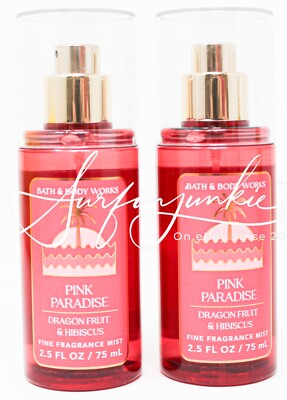 Bath & Body Works Pink Paradise Fragrance Body Mist Spray Mini