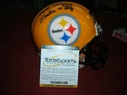 MIKE WAGNER SIGNED STEELERS MINI HELMET TOTAL SPORTS ENTERPRISES CERT