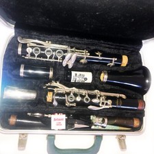 Vintage BUNDY Resonite Clarinet by SELMER original case 2 mouthpcs GC 1969