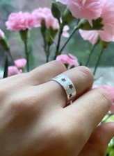 Silver Star Ring, Stars Ring, Silver Cosmic Ring, Star, Stars, Unique Silver