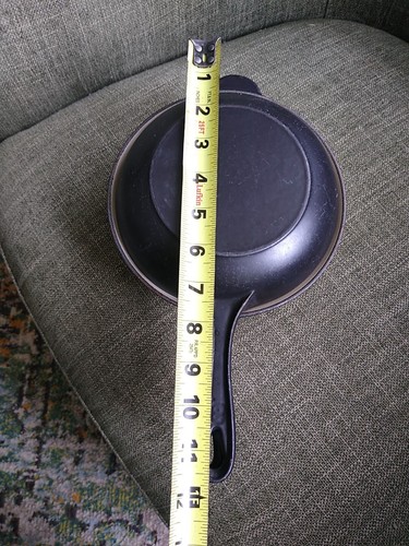 Rare Vintage Le Creuset #18 Black 2-in-1 Multifunction Kochtopf + Skillet Deckel - Bild 13 von 15