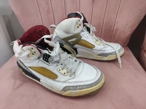 Jordan Spizike White Cement Grey Size 9 