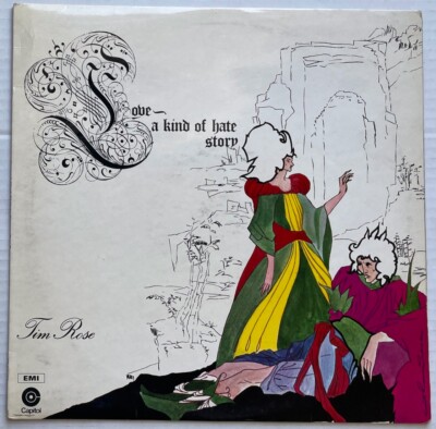 Tim Rose Liebe, A Kind Of Hass Story 1970 UK Org LP Exclusive Ärmel Minty ! Folk