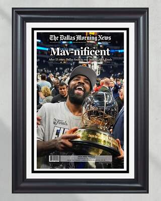 2024 Dallas Mavericks Western Conference Champions Commemorative Newspaper - Mav