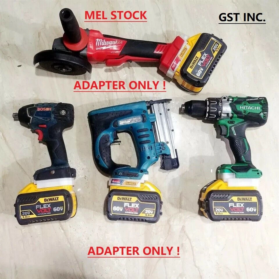 Makita battery on dewalt tool sales