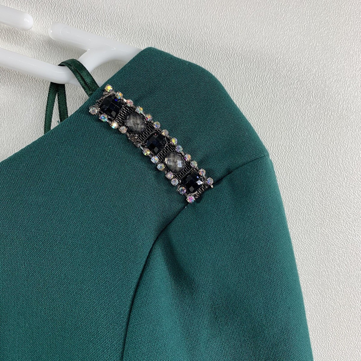 Zara Trafaluc Fit & Flare Dress Women's Size M Long Sleeve Dark Green  Emerald | eBay