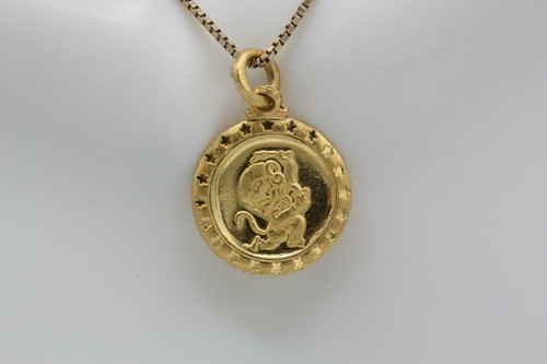 the Monkey Circle Pendant Charm 