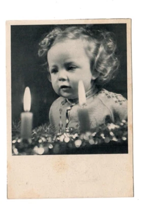 18959 - A. Hummel Zweiter Advent Mädchen im Kerzenschein 40iger - Bild 1 von 2