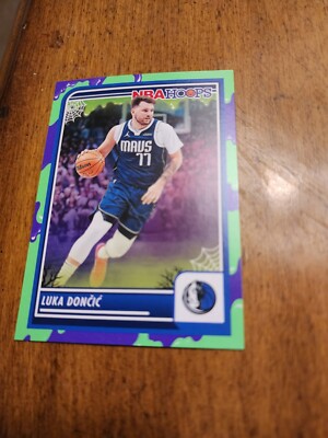 LUKA DONIC NEW ''SLIME'' HAUNTED HOOPS 23/24 Parallel MINT NEW NBA HOOPS LUKA!!