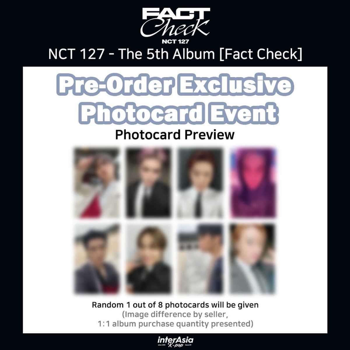 NCT 127 5th album FACT CHECK - PRE ORDER BENEFIT - POB OFFICIAL