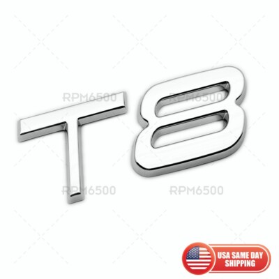 T8 Letters For Volvo T8 Rear Trunk Lid Letter Logo Badge Nameplate Emblem Sport ...