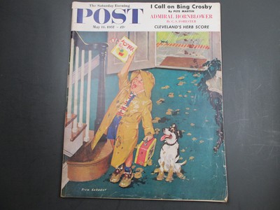 Saturday Evening Post May 11 1957 Admiral Hornblower Bing Crosby No Label