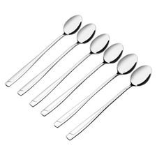 Stainless Steel Ice Tea Spoons Long Hle Ice Cream Spoonset Of 16