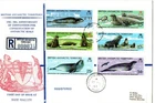 BRITISH ANTARCTIC TERRITORY 1983 SEALS FIRST DAY COVER BASE HALLEY