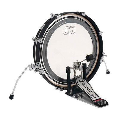DW Design Series Pancake 3x20'' Bass Drum - Black Satin w/Chrome Hardware