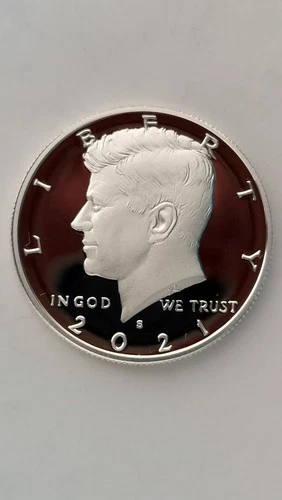 2021-S United States Proof Silver, Kennedy Half Dollar