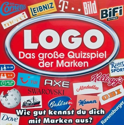 Ravensburger 260836 LOGO Das große Quizspiel der Marken neu OVP Axe Obi Swarovsk - Bild 1 von 4