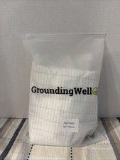 GroundingWell Flat Sheet 60 x 265cm White Rectangular No Grounding Wires