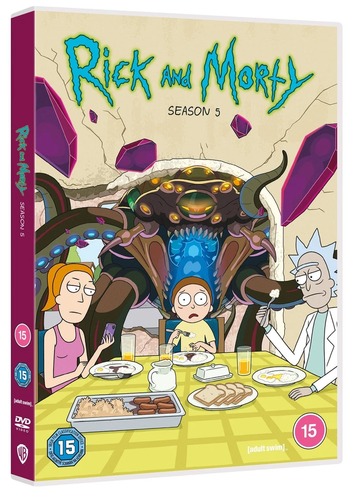 Rick and Morty: Season 5 (DVD) Chris Parnell Justin Roiland Sarah Chalke - Image 2 of 2