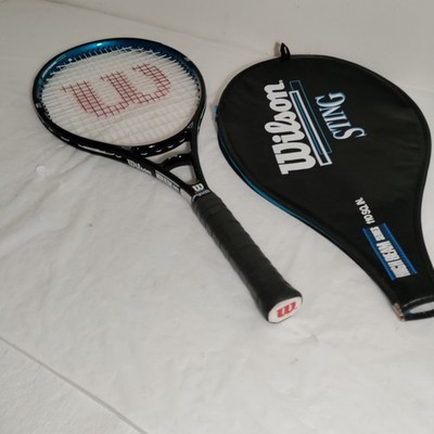 WILSON STING High Beam 7.0 Si 110 SQ IN Tennis Racket 4 1/2'' W/ Cover