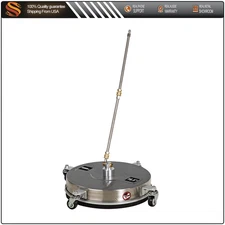 16.5" Pressure Washer Surface Cleaner Stainless Steel Power Washer Attachment