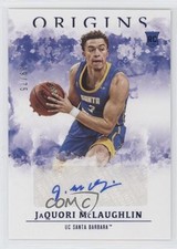 2021-22 Panini Chronicles Draft Picks Blue 39/75 JaQuori McLaughlin Auto 0e1
